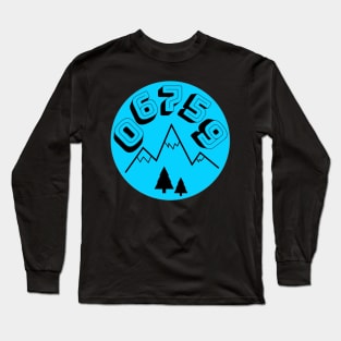 zipcode with mountains Long Sleeve T-Shirt